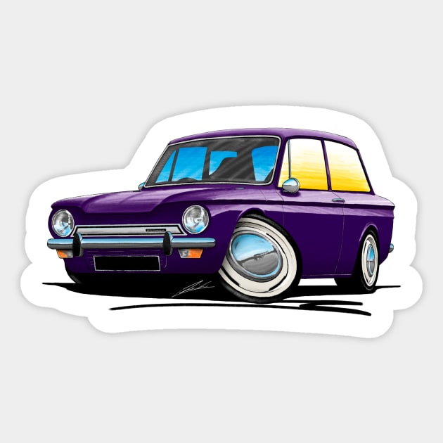 Hillman Imp Purple Sticker by y30man5